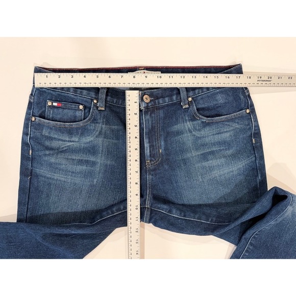 Tommy Hilfiger Womens Low Rise Bootcut Jeans Medium Wash Size 14 - Picture 9 of 14